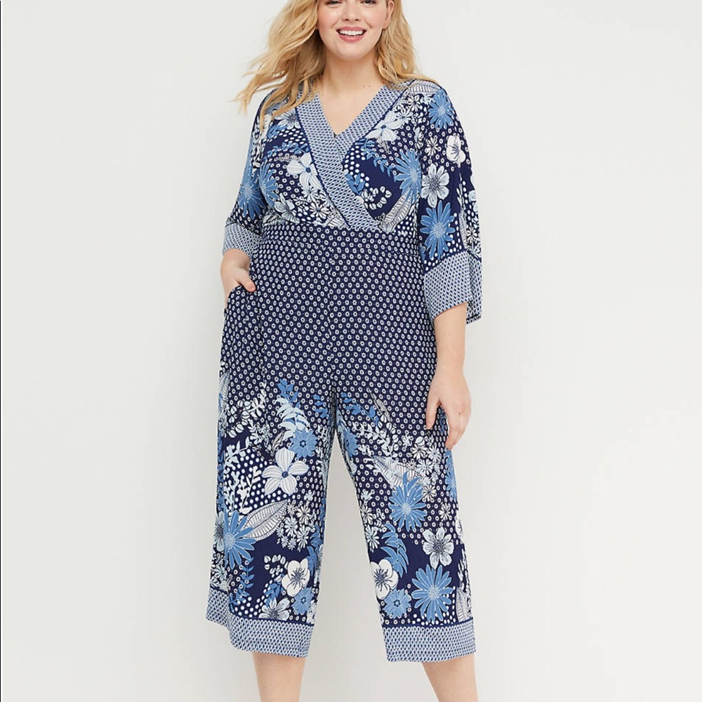 COPY - Mixed pattern cropped Jumpsuit